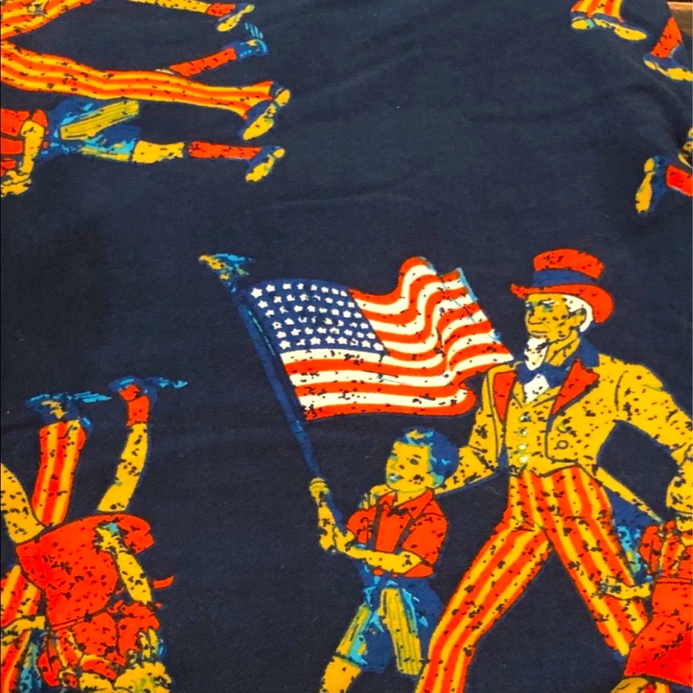 LuLaRoe TC Uncle Sam Leggings